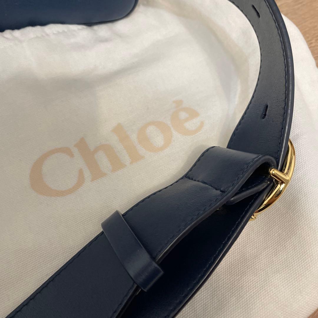 Chloé ネイビー ボディバッグ