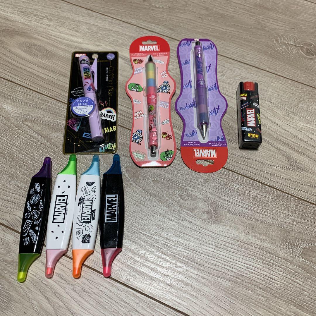 マーベル　文房具　8点セット