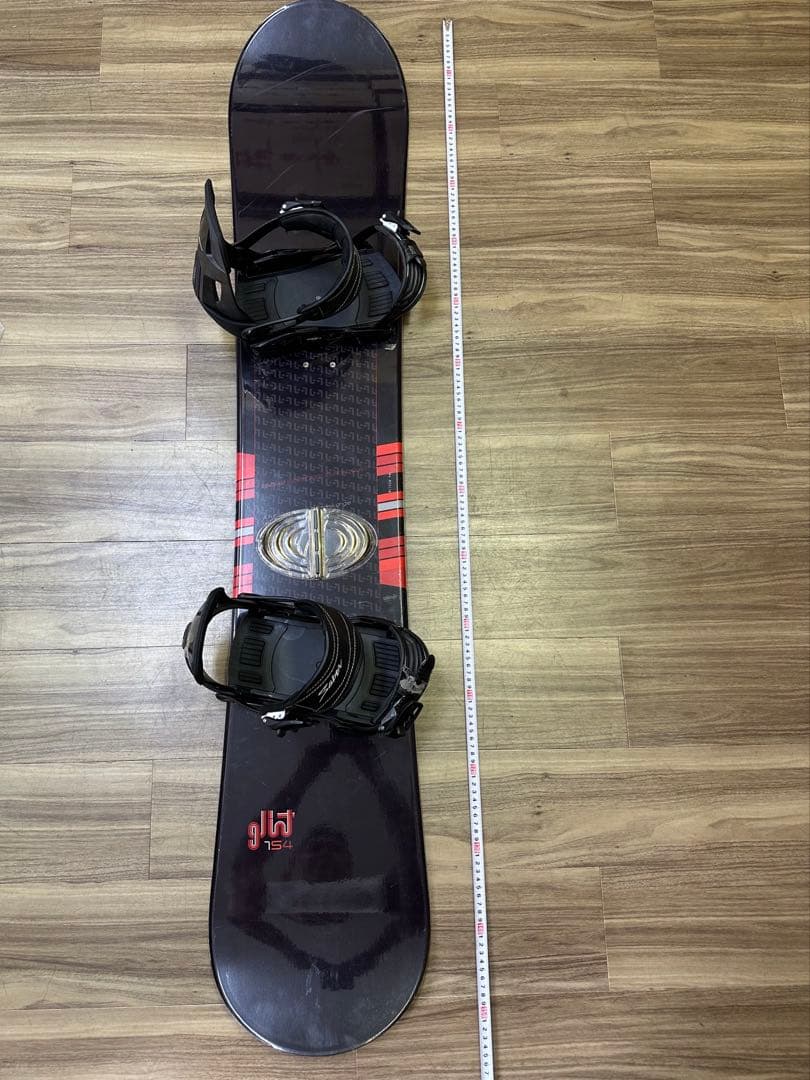 スノーボード THMTEAM 154cm ビンディングSaber size SM