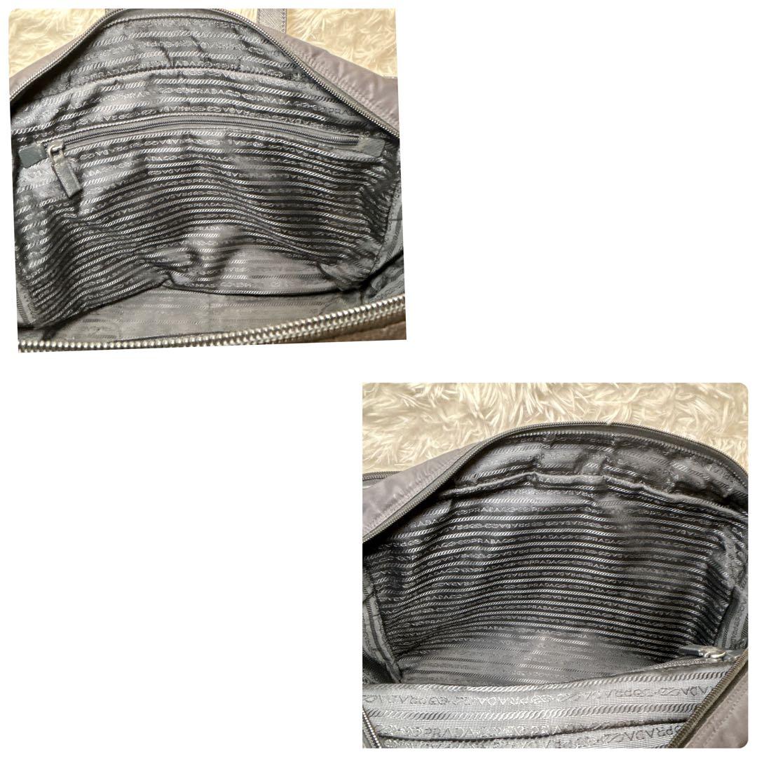 PRADA プラダ ナイロン ビジネスバッグ ブリーフケース ネイビー 三角ロゴ