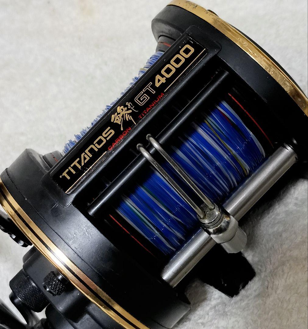 シマノチタノス鯵GT4000良品！新品ライン付