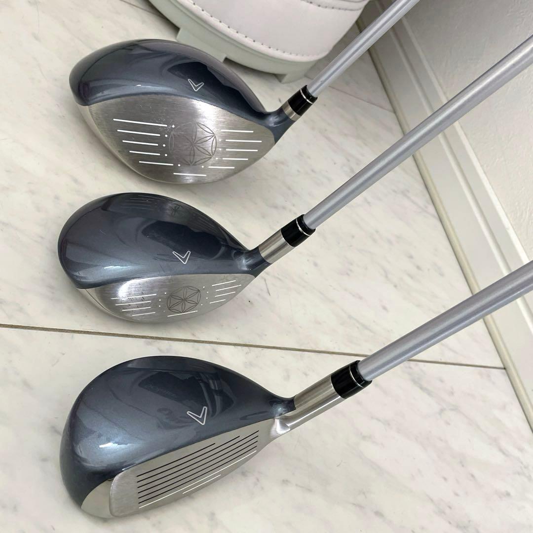 美品　現行最新モデル　キャロウェイ　ソレイユ　レディース　ゴルフクラブセット