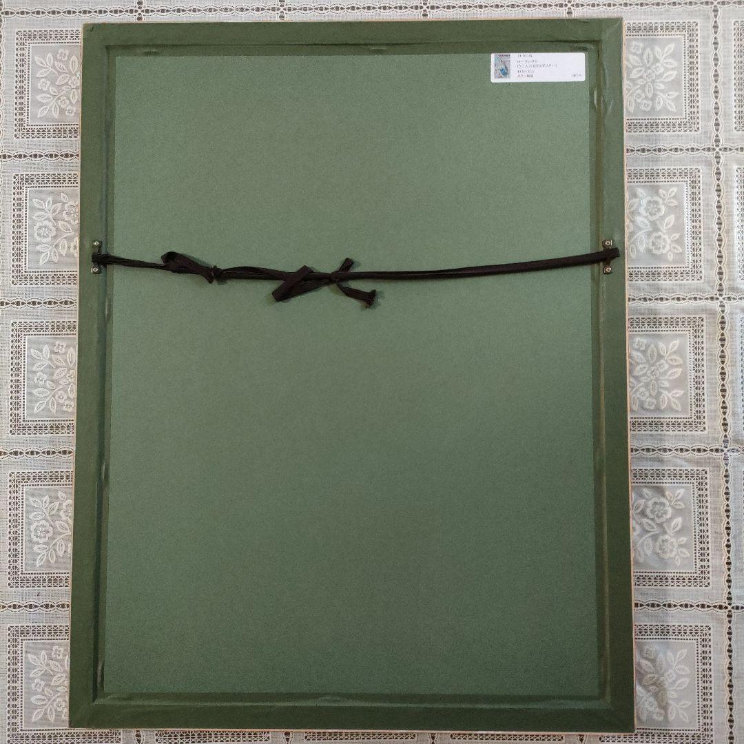 マリーローランサン　カラー銅版画『3人の女性』1937年製作、ウコン布＆共箱付