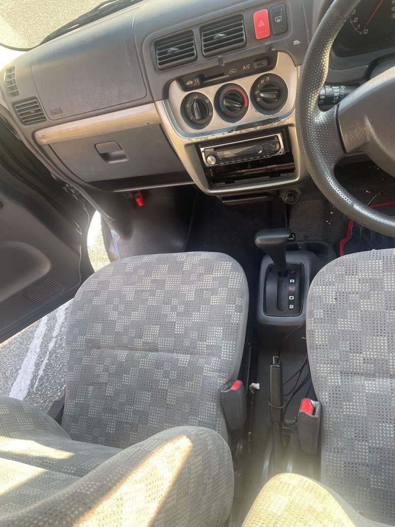 ホンダ バモス　黒 軽バン 2003年式