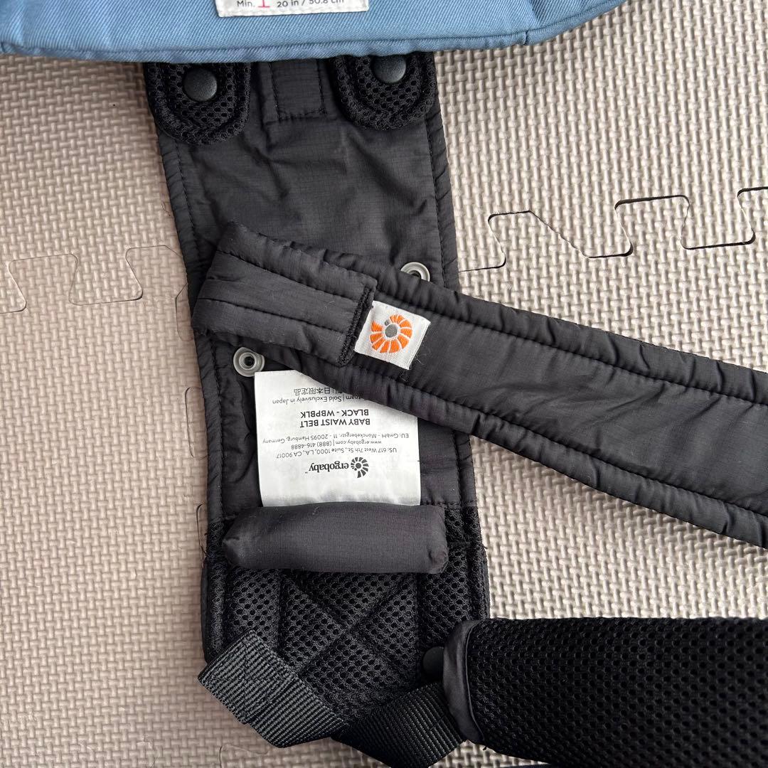 【美品】エルゴベビー　オムニ360クールエアメッシュ　オックスフォードブルー