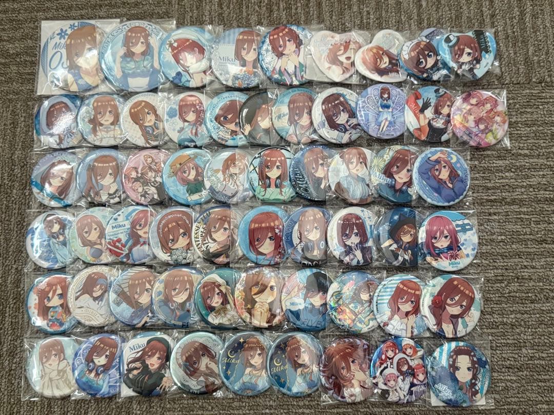 五等分の花嫁 中野三玖 缶バッジ