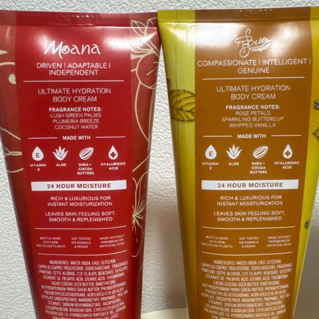 バスアンドボディワークス　ボディクリーム　ディズニープリンセス　3本セット　新品