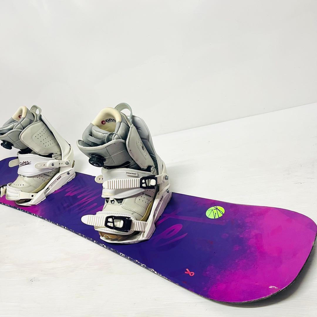 女性用　K2 ケーツー　スノボセット　スノーボード　セット　ブーツ　ビンディング