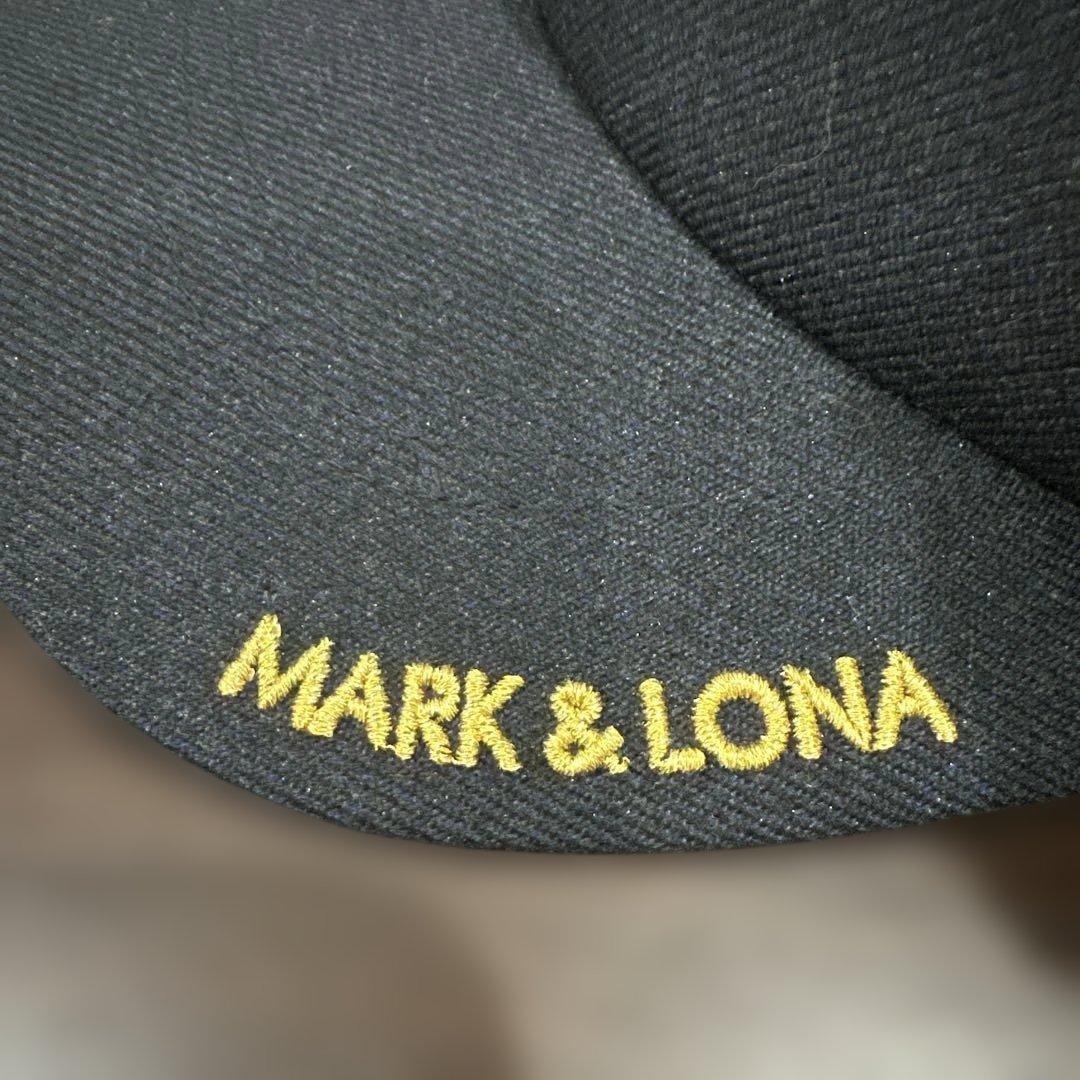 美品MARK & LONA 耳当て付きキャップ　ゴルフキャップ　フリーサイズ