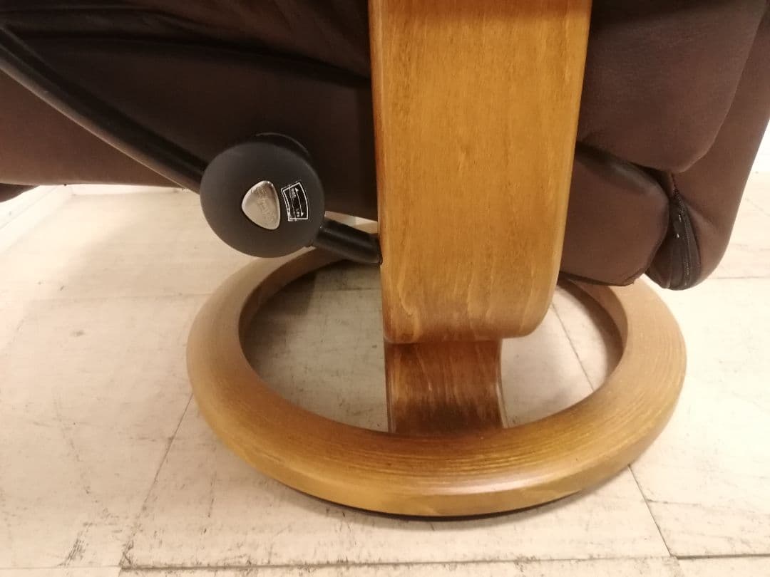 モデルルーム展示品 EKORNES ストレスレスチェア レノ（M） オットマン付