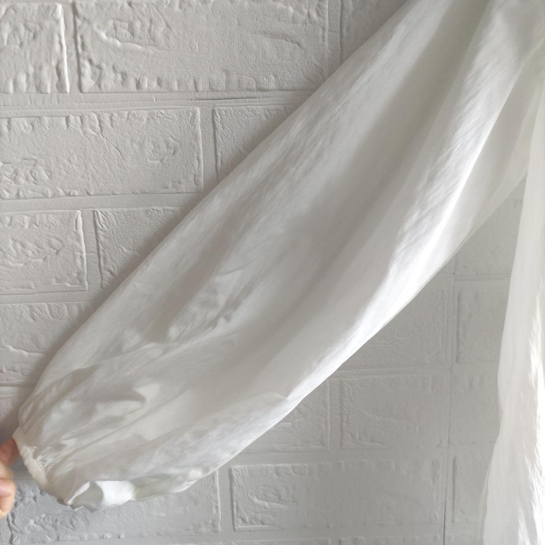 美品✨MACHATT 　マチャット　プリーツカラーブラウス 　ビッグカラー