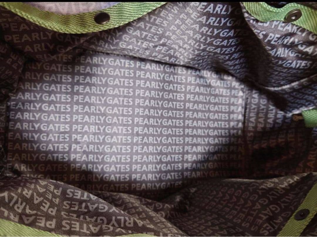 正規品中古美品レア限定カラーパーリーゲイツロッカーバック渋めグリーン