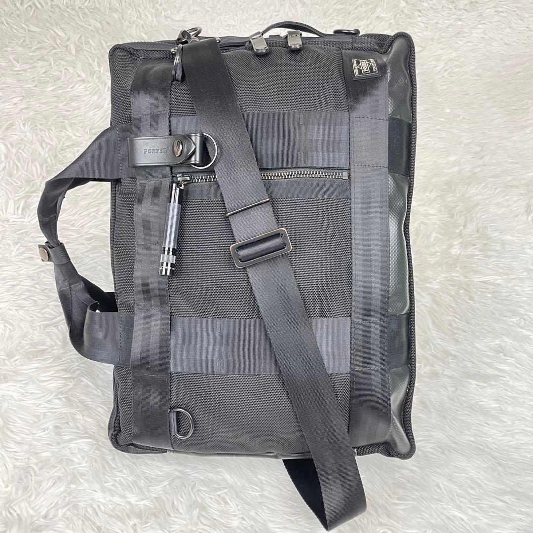 美品✨PORTER✨3WAY✨リュック✨ビジネスバッグ✨HEAT✨2層✨A4✨黒
