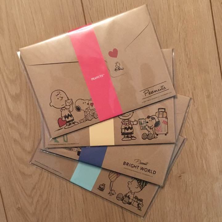 ★新品★スヌーピー  ミニレターセット  ４種セット