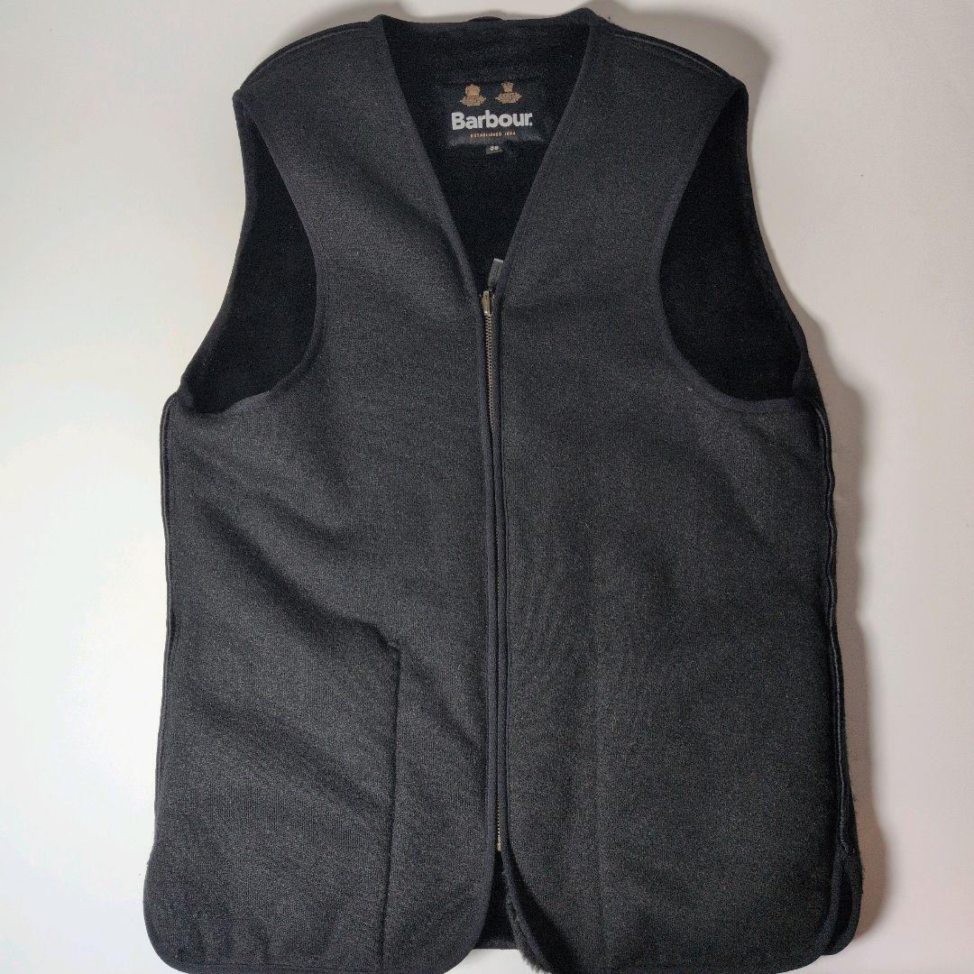 【未使用品】Barbour バブアー ファー ライナー ベスト 38