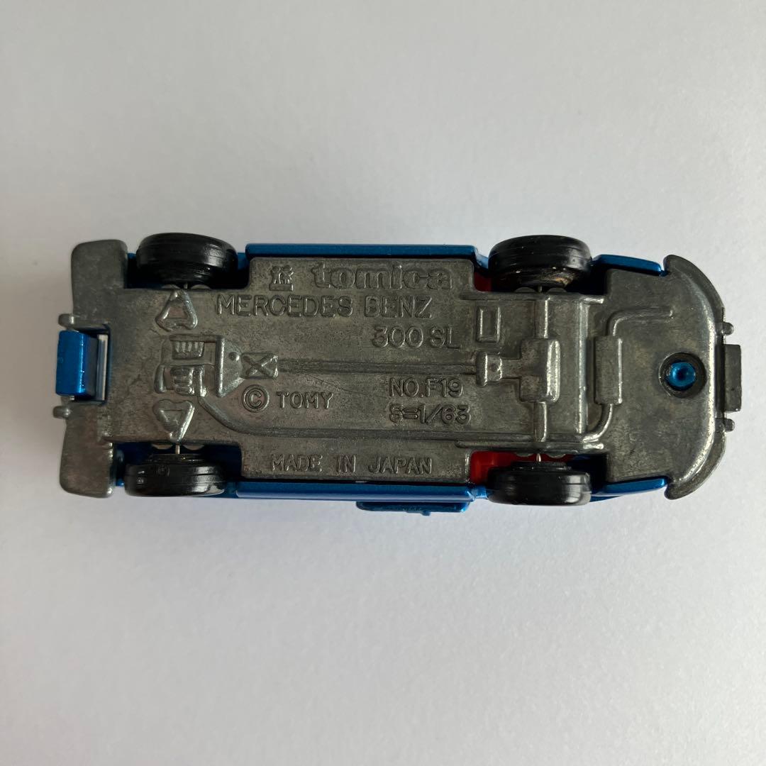 ■絶版》特注トミカ【日本製】メルセデス ベンツ300SL メタリックブルー☆箱無