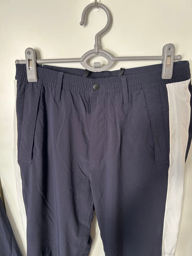 ジャックバニー 2way レインウエア上下セット ネイビー ホワイト4(M)中古