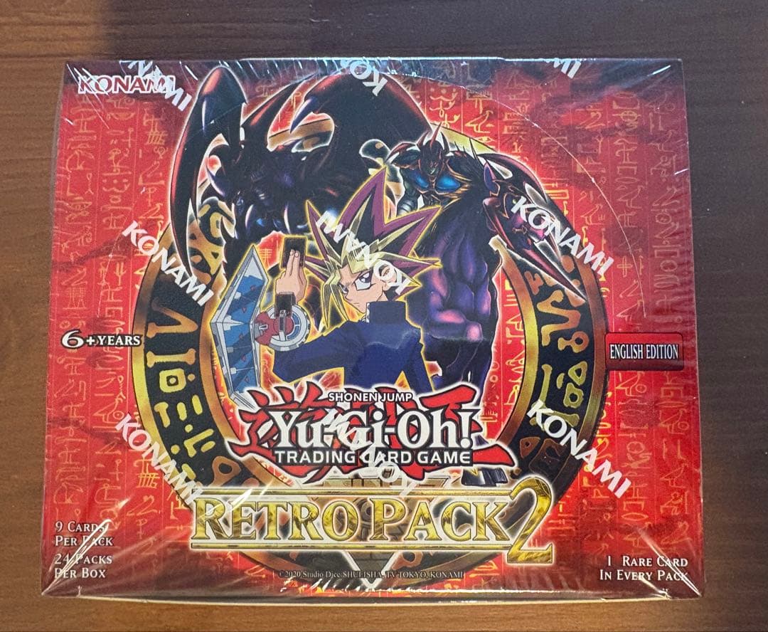 遊戯王　レトロパック2 ボックス　24パック入り　Retro Pack 2