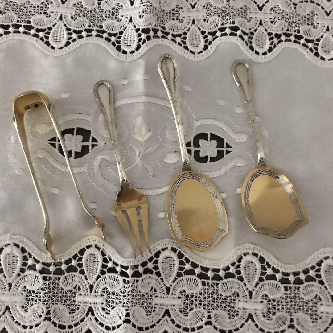 ブェルメイユ　プティテジュネ　サービングカトラリーセット(アンティーク)