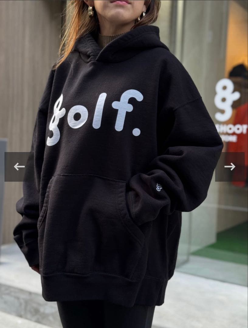 8G SHOOT パーカー　XL ブラック　新品未使用