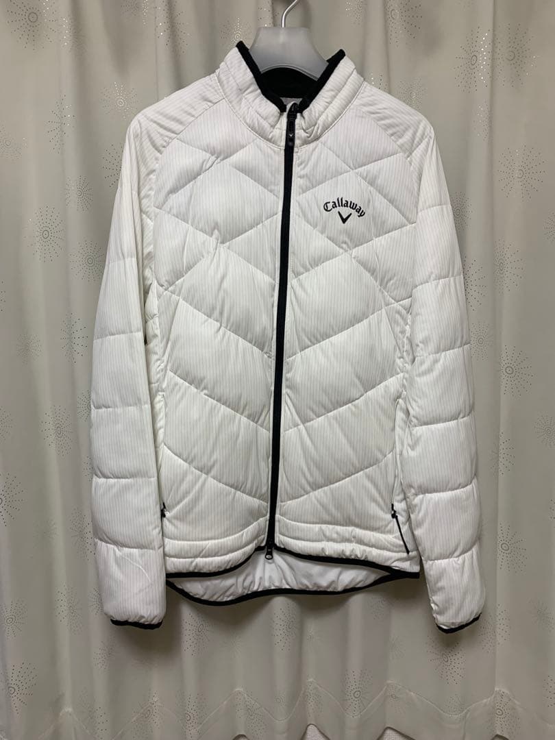 【美品】Callaway 長袖ダウンジャケット LL ホワイト
