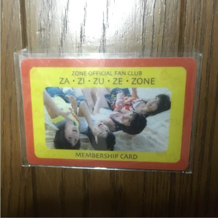ZONE ファンクラブカード