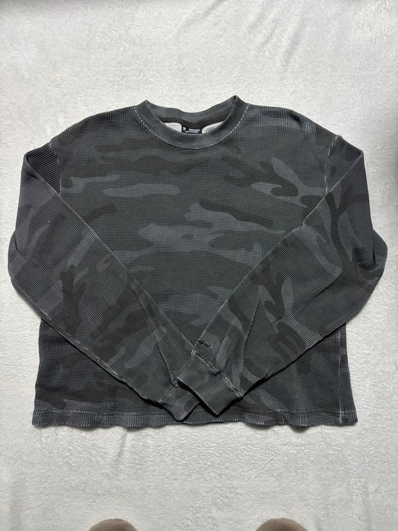 即完売モデル　Lサイズ　BELVET カモフラージュ柄 長袖トレーナー