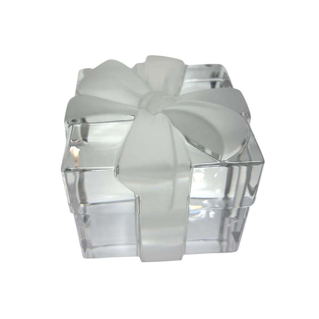 Tiffany＆Co. クリスタル　リボンボックス　ペーパーウェイト