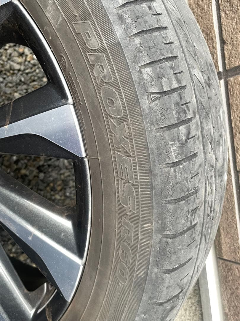 トヨタ 純正　タイヤホイールセット アルミ　１７インチ　①