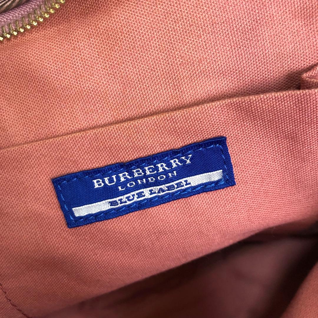 BURBERRY ピンクノバチェック ハンドバッグ
