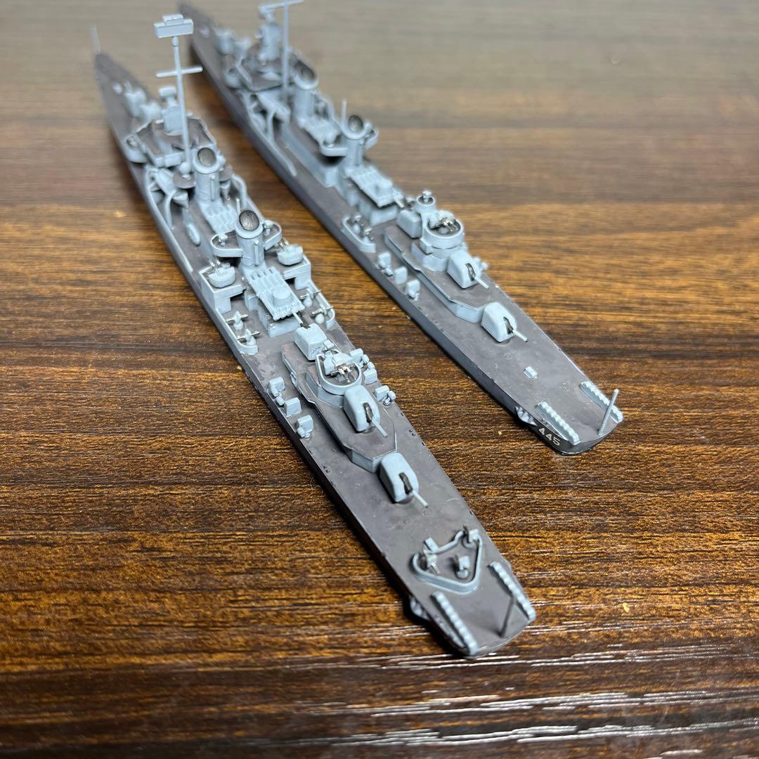 1/700 アメリカ海軍　護衛空母　ボーグ フレッチャー級駆逐艦　5隻セット