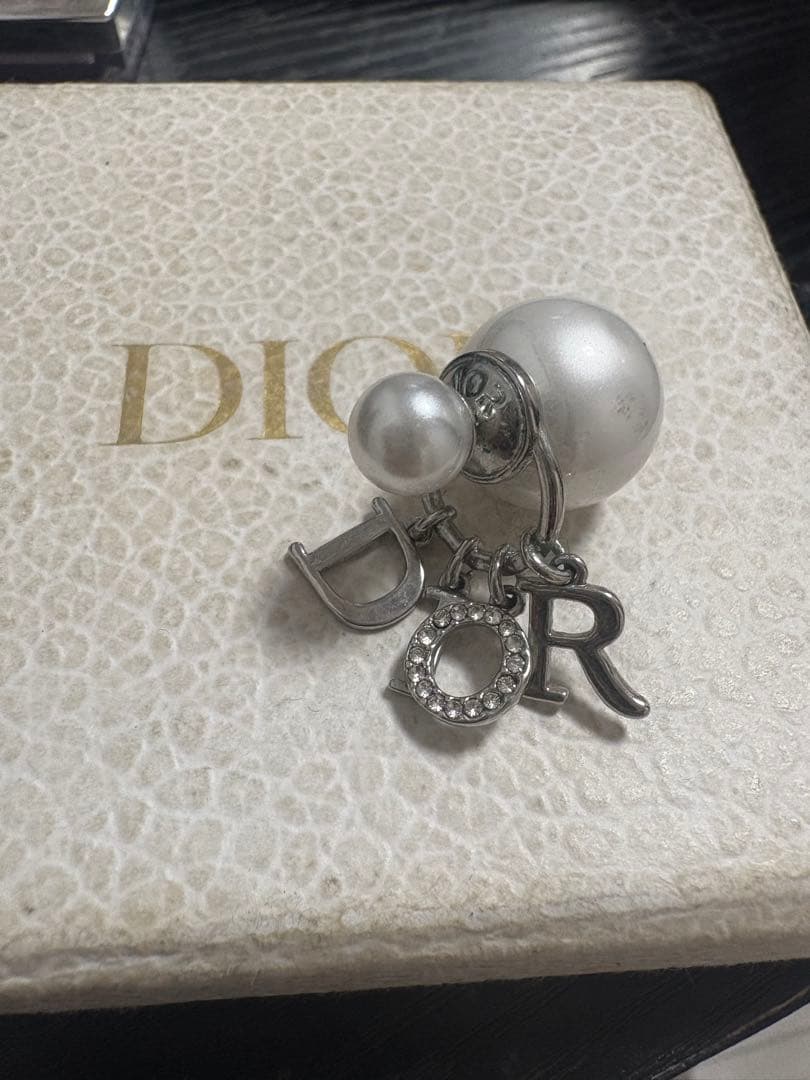 Dior ピアス パール 片耳 シルバー