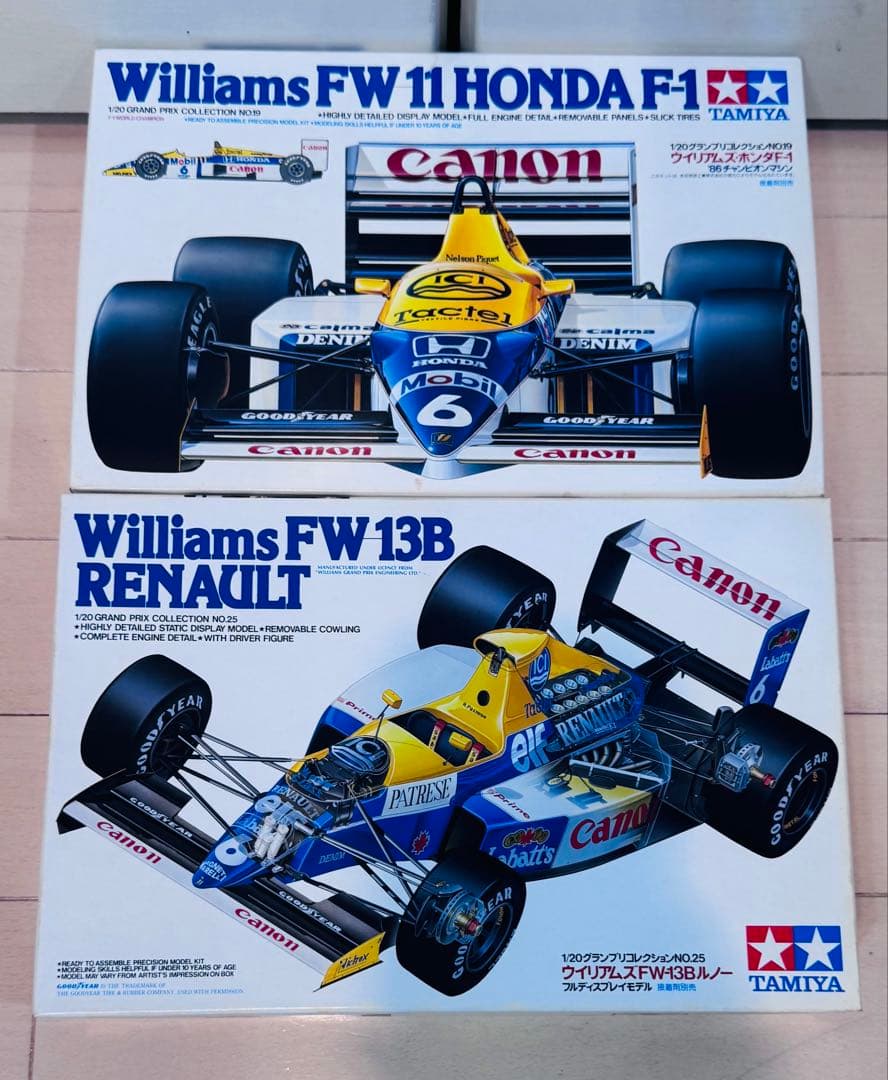 オ*ン様 【未組立】タミヤ　ウィリアムズ　2台セット　1/20