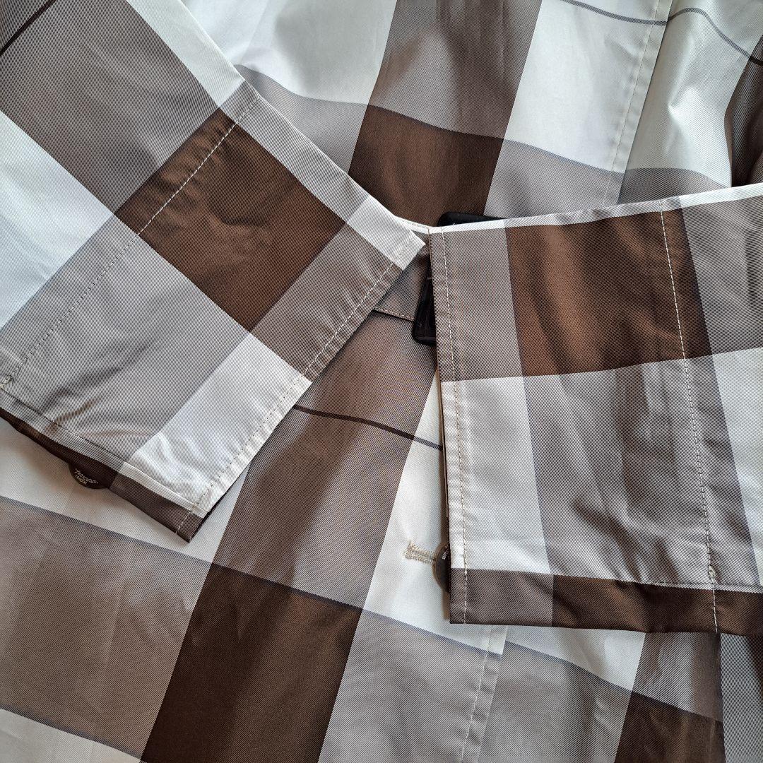 【美品】【Aquascutum】トレンチデザイン チェック レインコート
