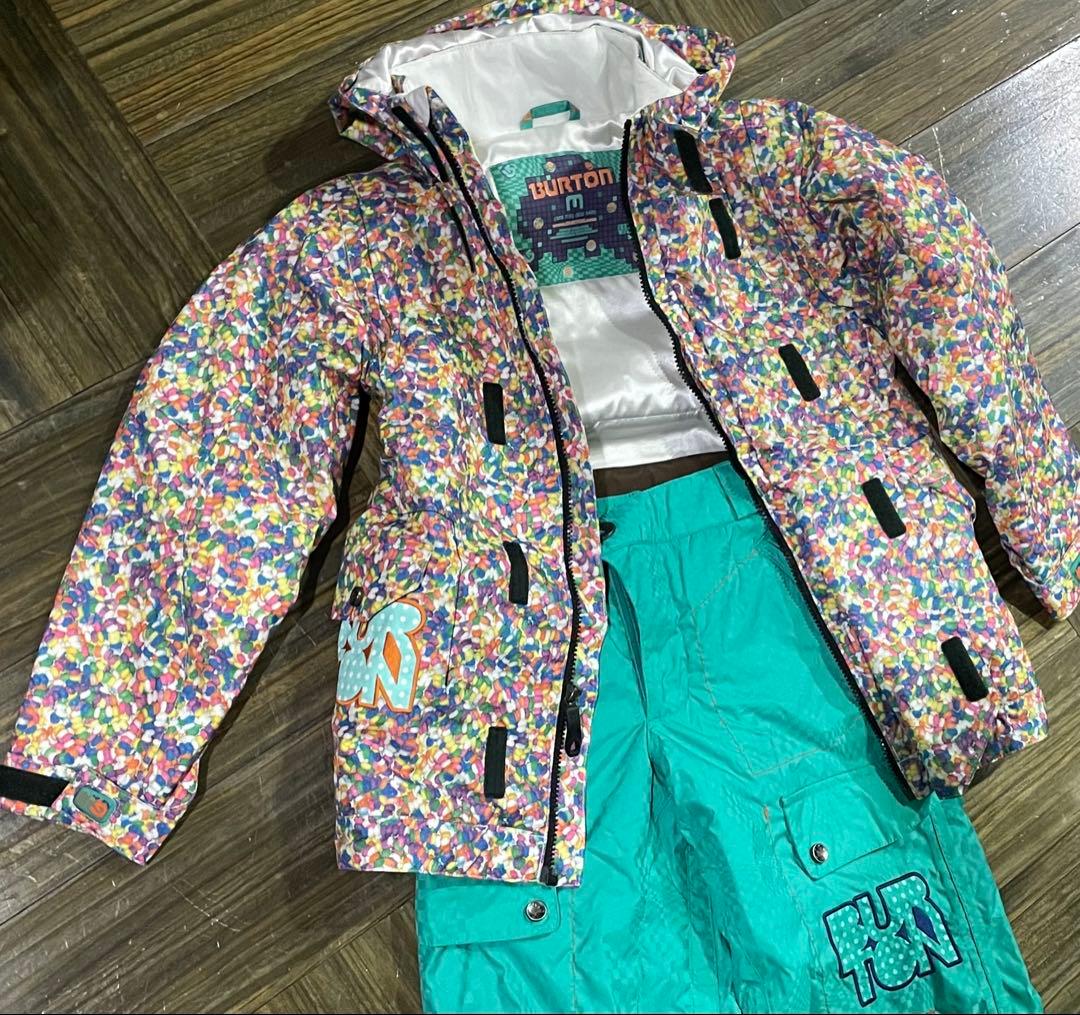BURTON スノーボード　スキー　ウェア　キッズM 上下　約140