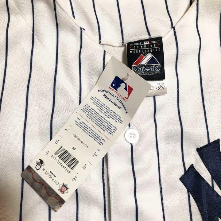 新品 00s Majestic ヤンキース ユニフォーム 田中将大 白 M