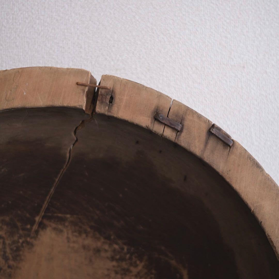木鉢 木皿 こね鉢 古道具 古物 骨董 アンティーク オブジェ ジブリ
