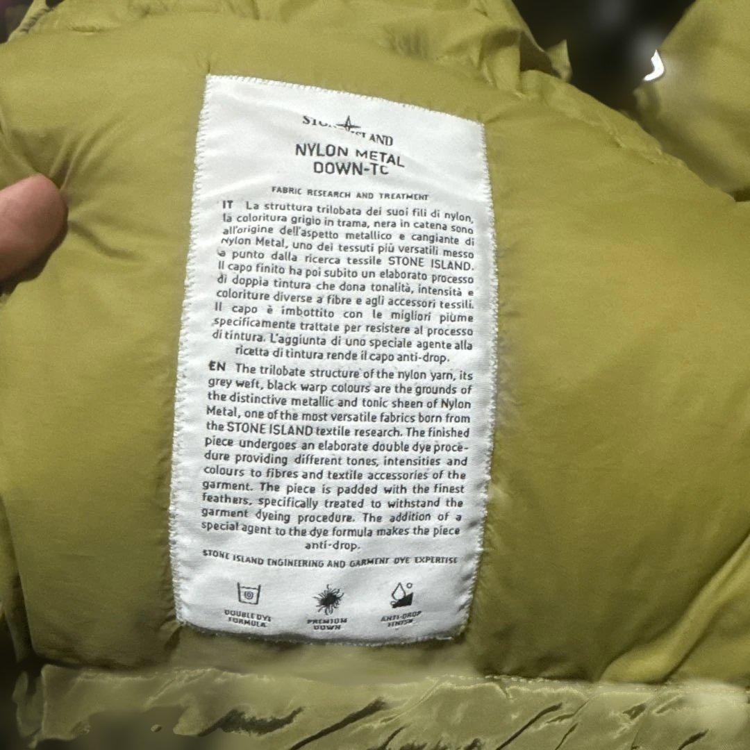限定セールこれ以上下げれませんグリーン stone ダウンジャケット