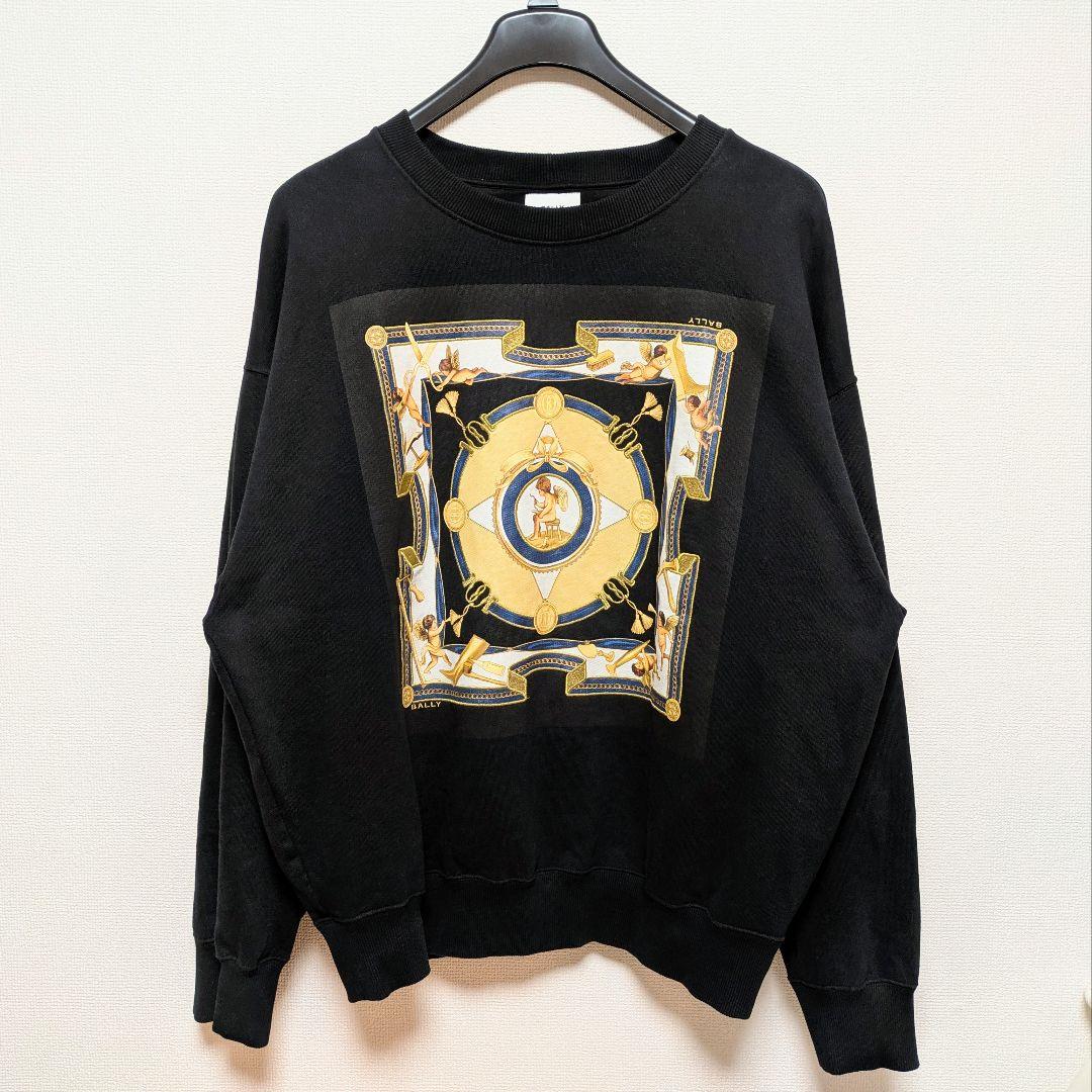 近年モデル BALLY スウェット 刺繍プリント　エンジェル 定価8万超え