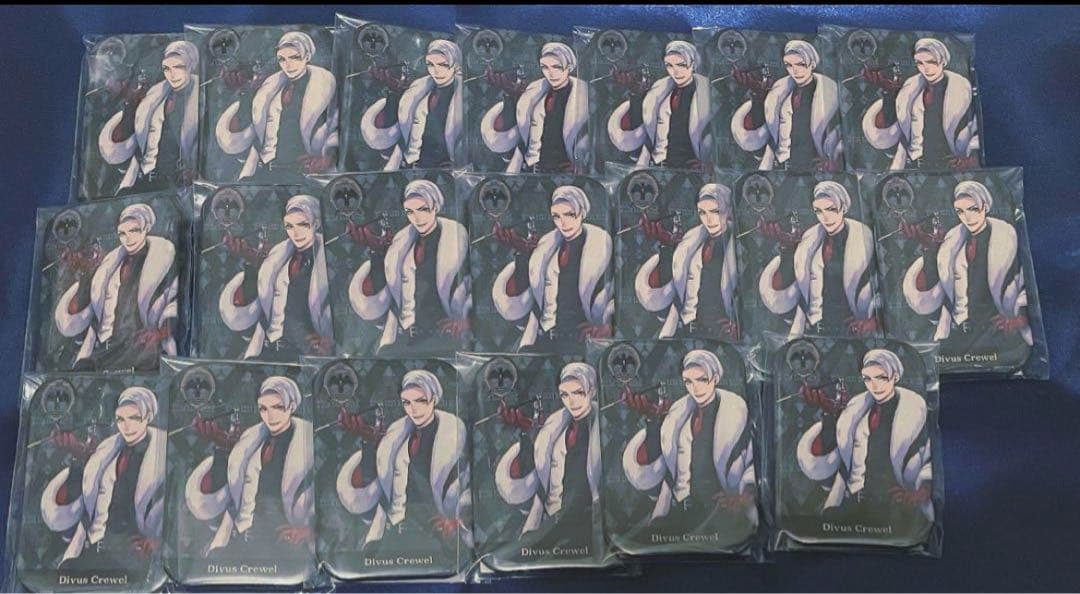 ツイステ クルーウェル 缶バッジ スクエア缶　受注生産