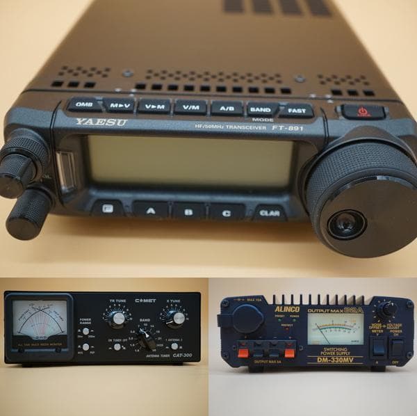FT-891M＋CAT-300＋DM-330MV＋アンテナ一式 ほぼ新品