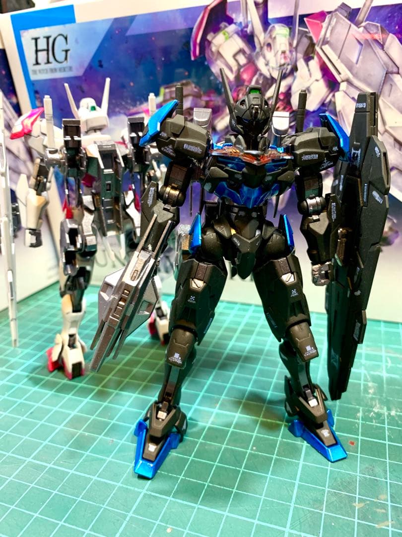ガンプラ 【塗装済完成品】 HG 水星の魔女MSV風　ガンダムルブリス セット