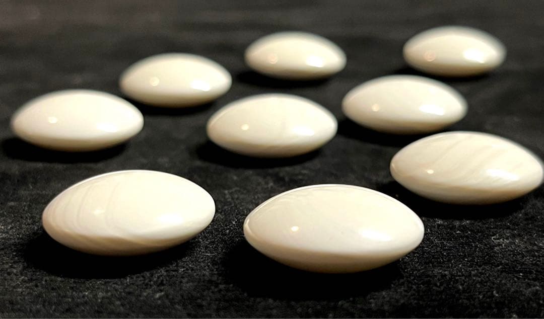 日向特製本蛤碁石　特製蛤白石・本那智黒石　実用34号　未使用品