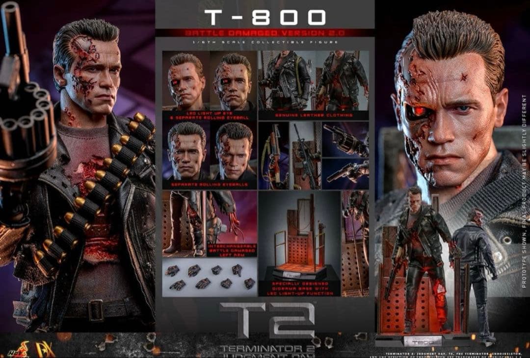 早い者勝ち‼️ホットトイズ　ターミネーター2 T-800 BDver 2.0