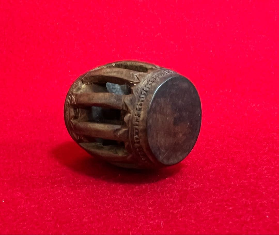 古道具 アンティーク オブジェ 木彫 猿と亀