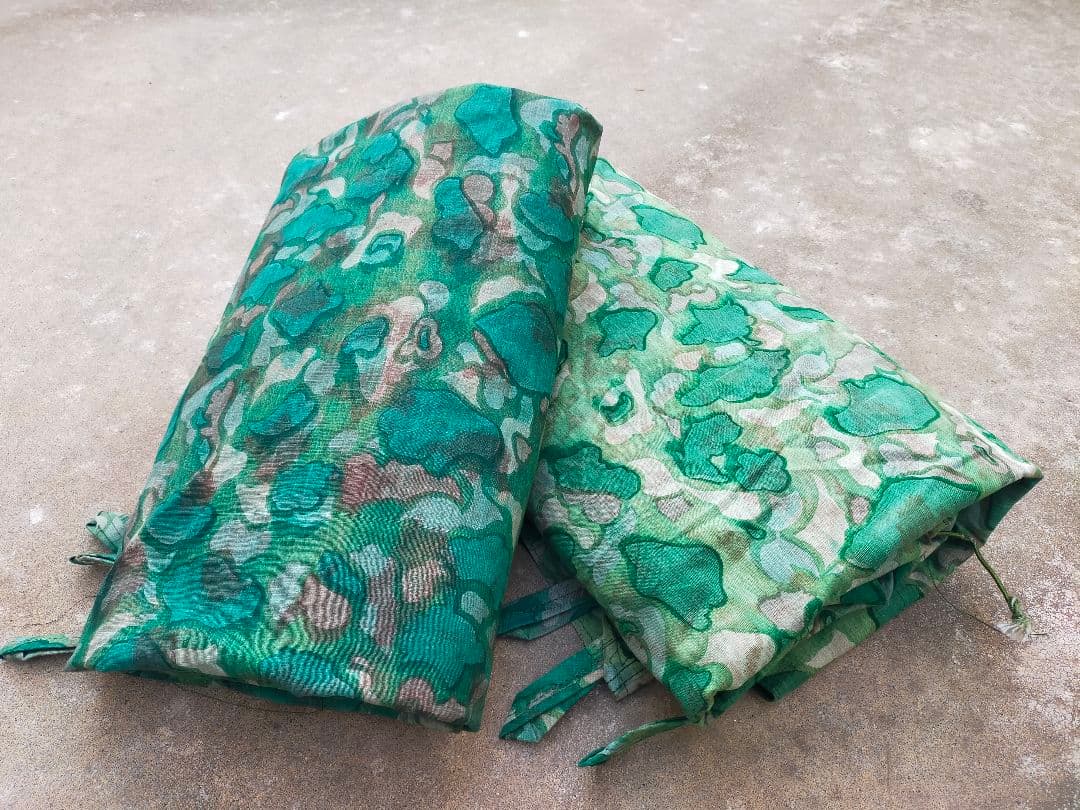 【デッドストック】トルコ軍幕 ２枚セット パップテント ①・②