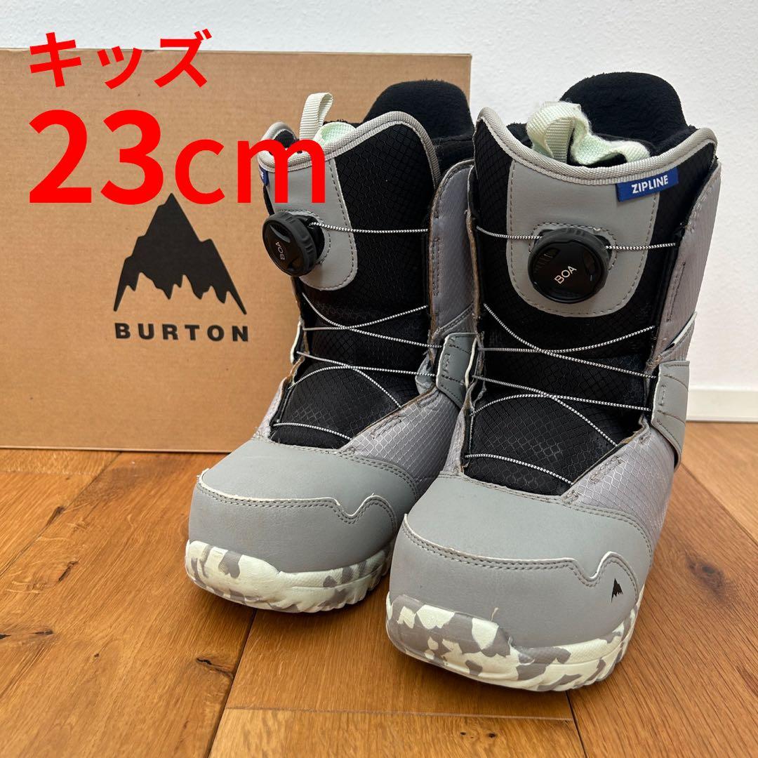 バートン キッズ スノーボードブーツ ボア ジップライン Burton