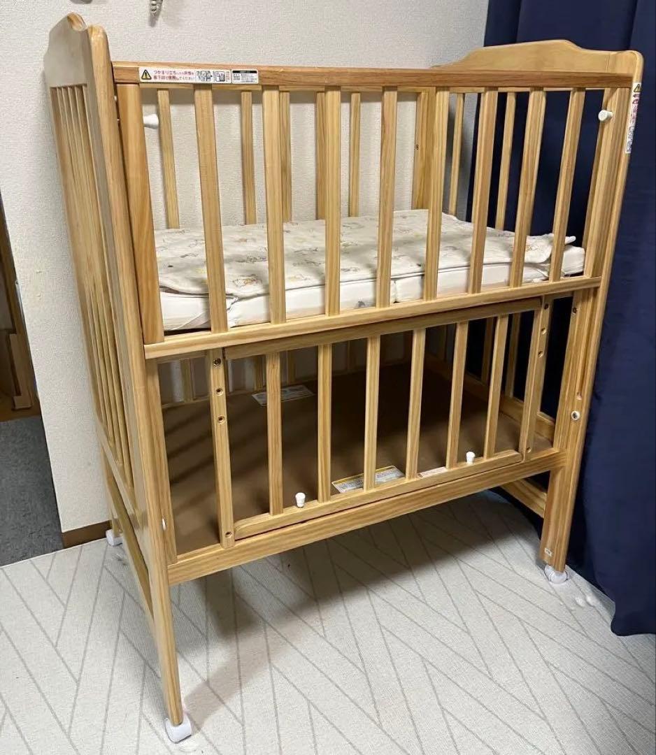 jessiベビーペッド ⭐️カトージ　ミニベビーベッド　ハイシート