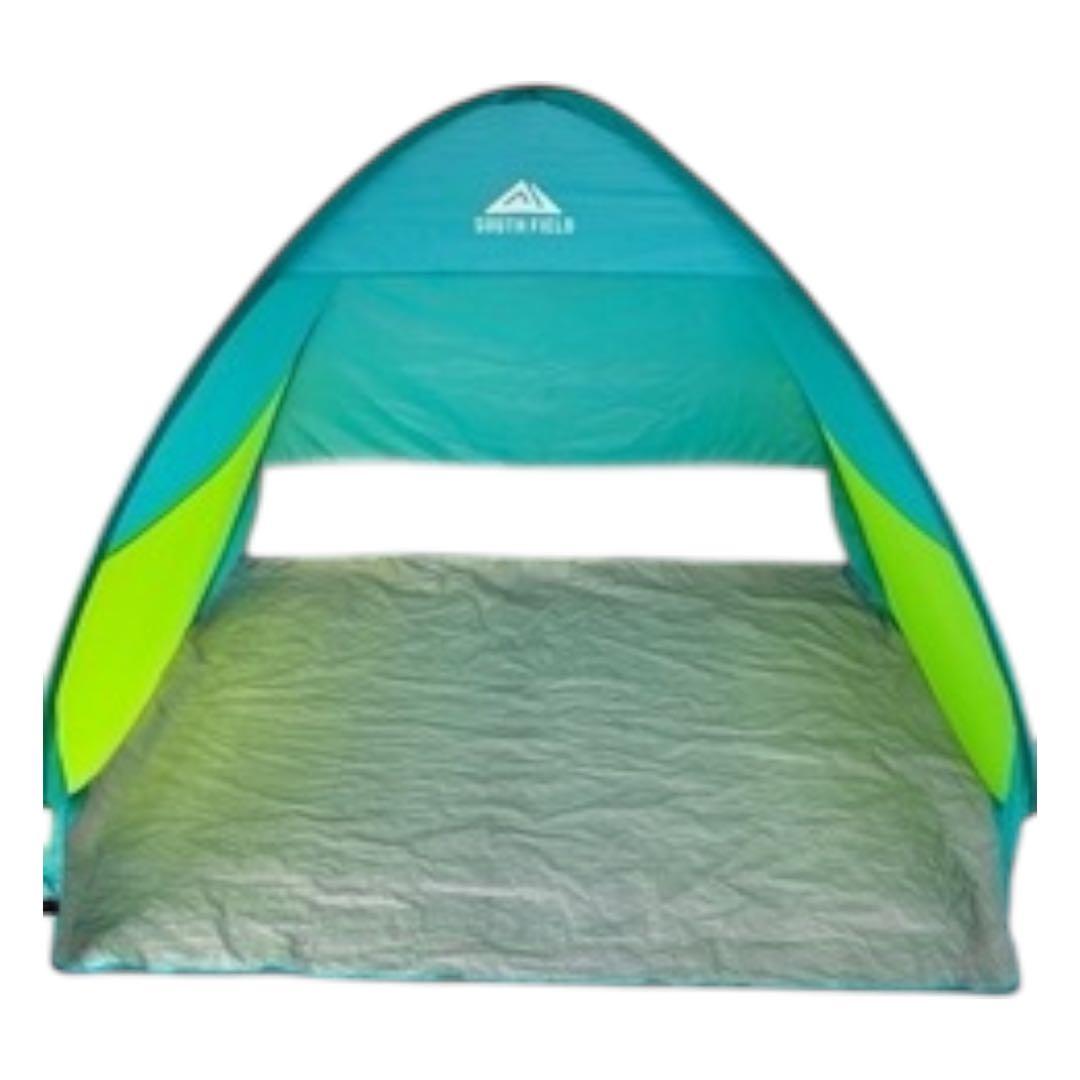 美品✨サウスフィールド ポップアップテント 1〜3人用 アウトドア ブルー