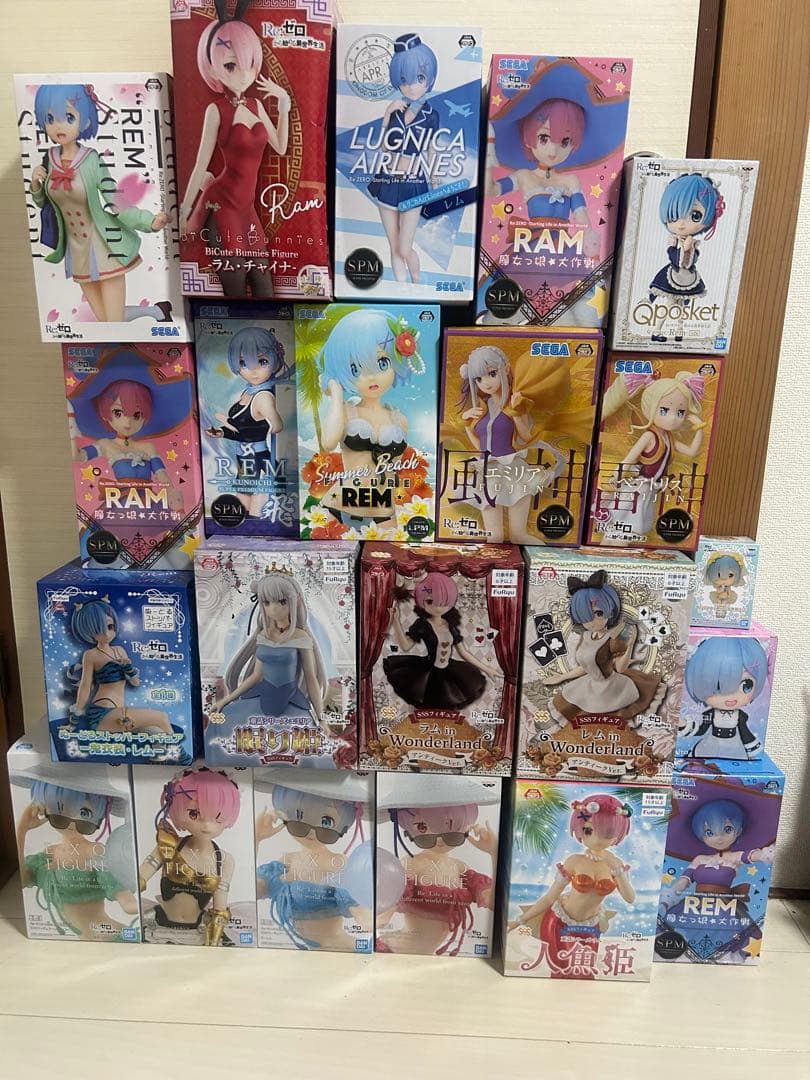 リゼロ　フィギュア22点セット売り